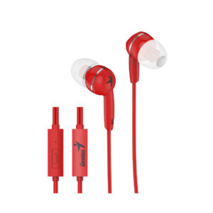 Genius slušalice HS-M320 crven in-ear, 3.5mm, mikrofon, 1.1m 20 Hz- 20K Hz, 88dB - Slika 1