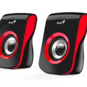 Genius zvučnici SP-Q180 crveni  2.0, 6 W, 3.5 mm jack,  USB power - Slika 1