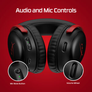 HyperX Cloud III WirelessGaming Headset (Black-Red) - Slika 1