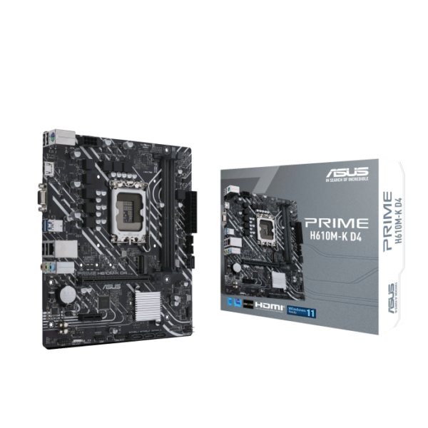 ASUS MB PRIME H610M-K D4Intel H610;LGA 17002xDDR4;VGA