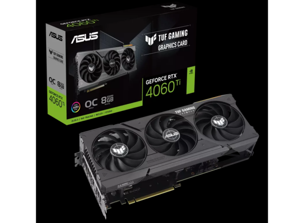 ASUS TUF-RTX4060TI-O8G-GAMINGNVIDIA GeForce RTX 4060 Ti8GB GDDR6 128bit;HDMI