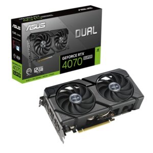 ASUS DUAL-RTX4070S-12G-EVOGeForce RTX 4070 Super EVO12GB GDDR6X;192bit;1xHDMI,3xDP - Slika 1