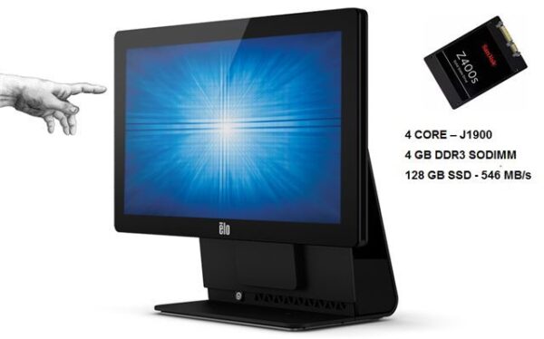 POS PC ELO E2 15" iTouch SSD + 2D MS skener