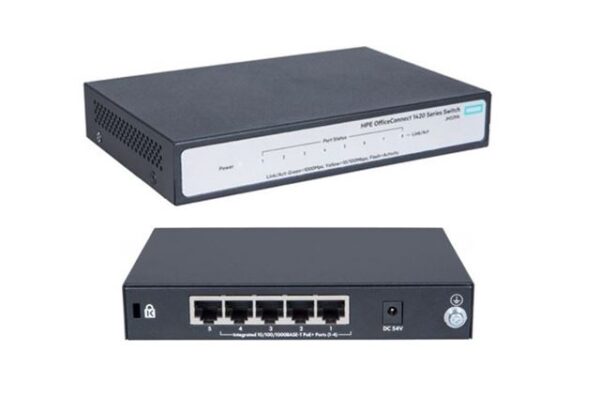 HPE 1420 5G PoE+ (32W) Switch JH328A HPE 1420 5G PoE+ (32W) Switch JH328A