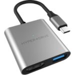 CON HD HyperDrive 4K HDMI 3-in-1 USB Type-C Hub (Space Gray)