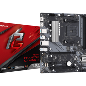 ASROCK A520M PHANTOM GAMING 4AMD A520;AM4;4xDDR4;RAIDHDMI,DP;micro ATX - Slika 1