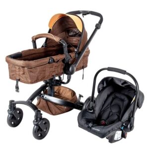 Kolica 2u1 Latitud Brown+ Autosjedalica