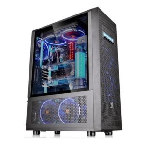 Thermaltake Core X71 TG Full tower, tempered glass, 2x Riing fans, 1x GPU support bracket - Slika 1