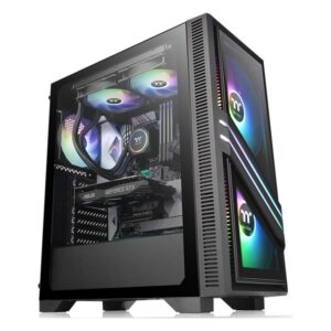 Thermaltake Versa T35 TG RGB Mid tower, tempered glass, 1x 120mm Standard fan - Slika 1