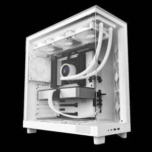 NZXT CASE H6 FLOW WHITE mini-ITX, Micro-ATX, ATX, Mid-tower, 3x fan - Slika 1