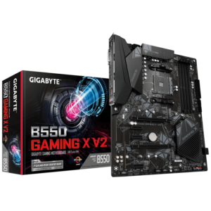Gigabyte MB [B550 GAMING X]AM4; 4xDDR4; 4733MHz/128GB2xM.2; 4xSATA; 6xUSB; HDMI, DVI - Slika 1