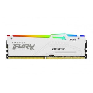 Kingston 32GB 6000MHz DDR5 W.White RGB, CL36, 288-pin,EXPO certified - Slika 1