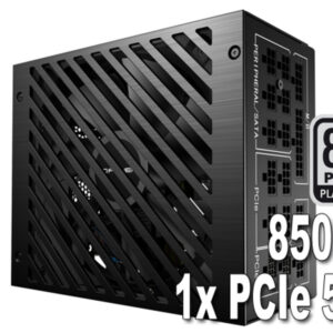 LC-Power PSU 850w Platinum 80+ 1x PCIe 5.0, 135mm fan, fully modular, eff do 92% - Slika 1