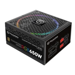 Thermaltake PSU Grand RGB 650w Fully modular, 14cm RGB Fan, 80+ Gold, A-PFC - Slika 1