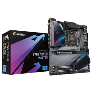 Gigabyte MB Z790 AORUS MASTERLGA1700; 4xDDR5; 5xM.2; 4xSATA14xUSB; DP; ATX; - Slika 1