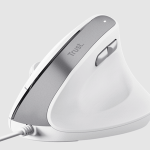 Trust Bayo II ergonomski miš,žičani, 2400 dpi, silent tipke, bijeli - Slika 1