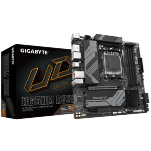 Gigabyte MB B650M DS3HAM5; 4xDDR5; 2xM.2, 4xSATA;6xUSB; 2xDP, 1xHDMI; mATX; - Slika 1