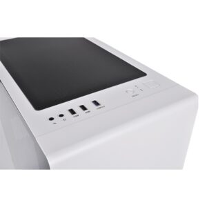 Thermaltake S100 White Micro Micro case, tempered glass, 1x 120mm fan - Slika 1