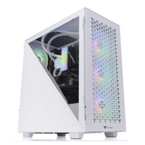 Thermaltake Divider 300 Snow Mid tower, tempered glass, 2x 120mm Standard fan, bijela boja - Slika 1