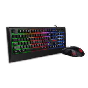 Thermaltake Challenger Combo RGB, Ergonomic, 1.8m, 6 tipkioptički, do 2400 DPI - Slika 1