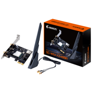 Gigabyte WIFI WBAX2400R6GHz, UL lat; 2400Mbpsup to160MHz-5/6GHz; BL5.3; PCIe - Slika 1