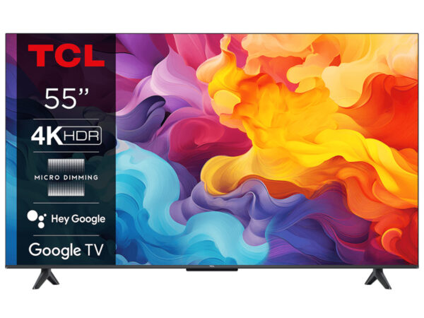 TCL 55"V6B 4K TV Google OSHDR10 and HDR HLG; HDMI 2.1;Game Master 2.0; Dolby Audio 55V6B