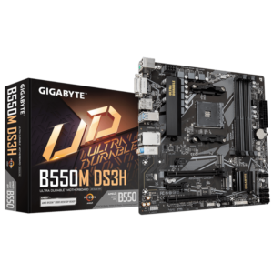 GIGABYTE MB B550M DS3H 1.7AMD B550;AM44xDDR4;DVI,HDMI;micro ATX - Slika 1