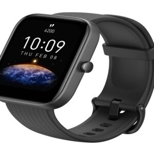Amazfit BIP 3 PRO Black 1.69"; 5 ATM; Blood-oxygen Saturation Measurement; 60 sport modes; - Slika 1