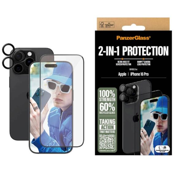 Bundle PanzerGlass 2u1 iPhone 16 Pro Bundle PanzerGlass 2u1 iPhone 16 Pro