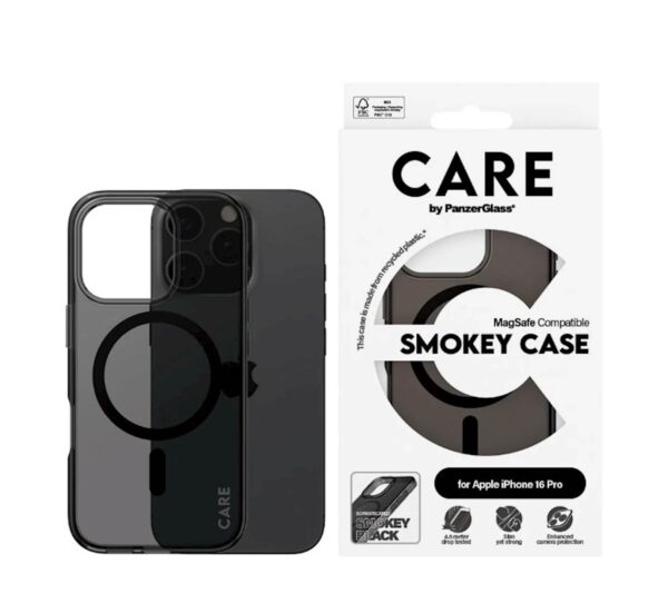 Zaštitni okvir Care Smokey MS iPhone 16 Pro Zaštitni okvir Care Smokey MS iPhone 16 Pro