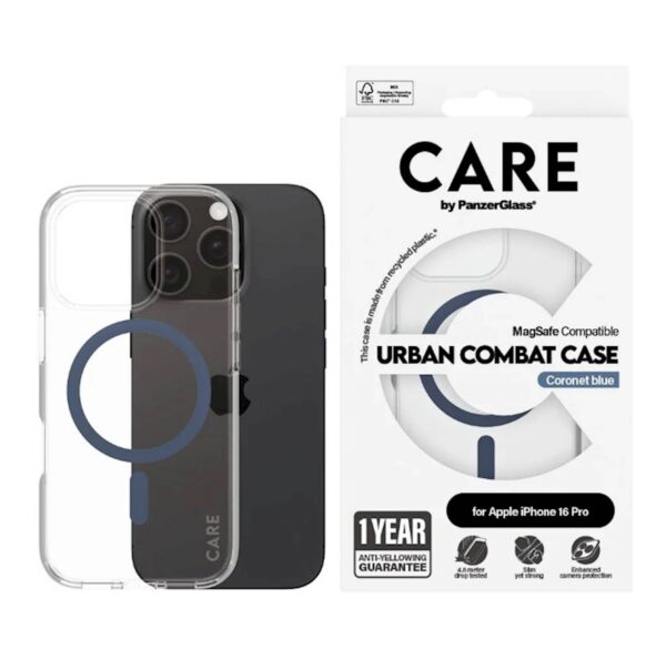 Zaštitni okvir Care MS iPhone 16 Pro Blue Zaštitni okvir Care MS iPhone 16 Pro Blue