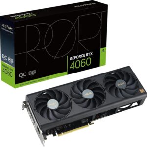 ASUS VGA PROART-RTX4060-O8GNVIDIA GeForce RTX 40608GB GDDR6 128bit;HDMI,3xDP - Slika 1