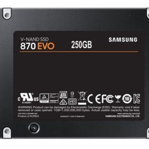 SAMSUNG SSD 870 EVO 250GB2.5'' SATA3;V-NAND MLC560MB/s read,530MB/s write - Slika 1