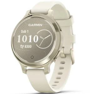 GARMIN Lily 2 Active Lunar Gold/Bone Silikonski remen - Slika 1