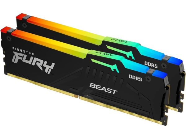 Kingston 64GB 6000MHz DDR5 RGBFury Beast (2x32GB)