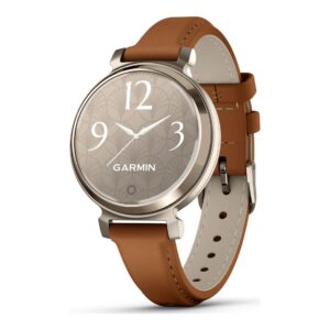 GARMIN Lily 2 Classic Cream Gold Tan Kožni remen - Slika 1