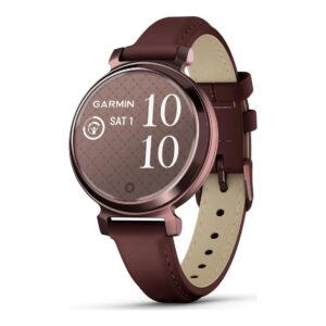 GARMIN Lily 2 Cream drak bronze mulberry Kožni remen - Slika 1