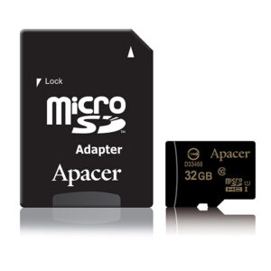 APACER microSDHC 32GBSecure Digital Class 10Retail sa 1 adapterom - Slika 1