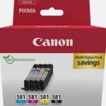 KOMPLET CANON CLI-581 C/M/Y/BK