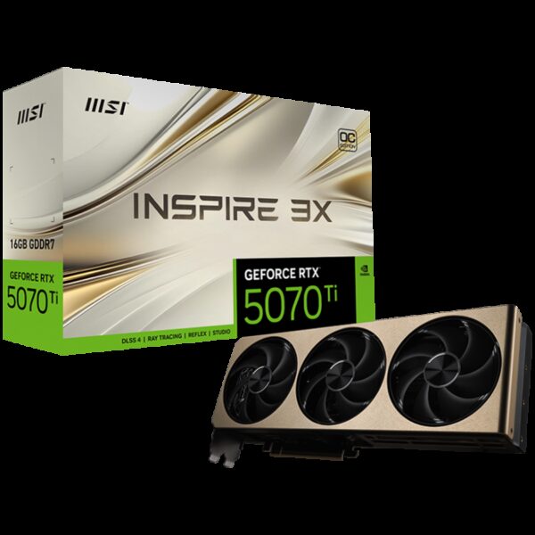 MSI RTX 5070 TI 16G INSPIRE 3X OC PLUS