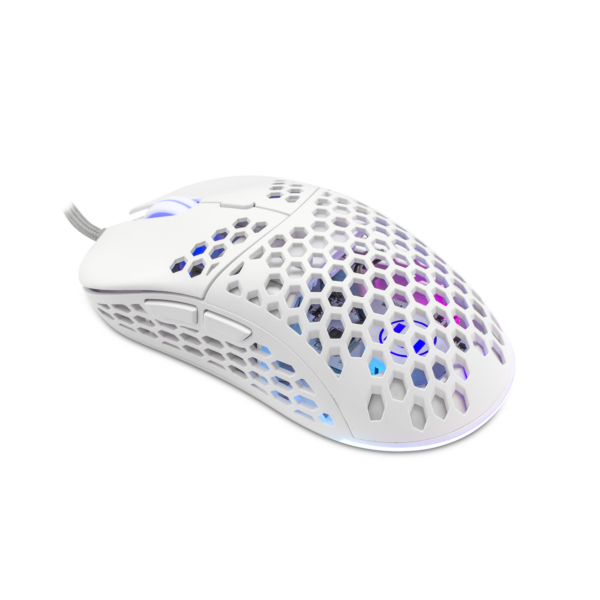 Miš eShark Naginata ESL-M4 White