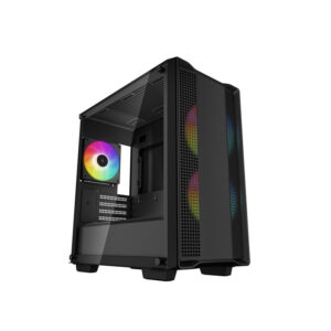 DeepCool Case CC360 ARGBmATX, mini-itx, 3x 120mm fanstempered glass - Slika 1
