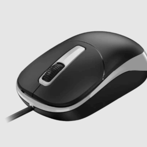 Genius miš DX-123, USB,optički, 1200 dpi, 3 tipke, crno-sivi - Slika 1