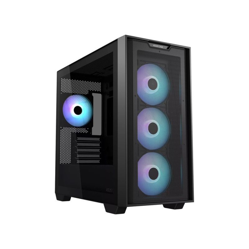 ASUS A21 PLUS TG ARGB BLACK 4x 120mm ARGB fans