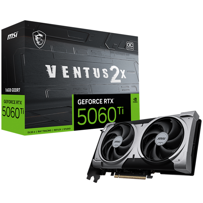 MSI RTX 5060 TI 16G VENTUS 2X OC PLUS