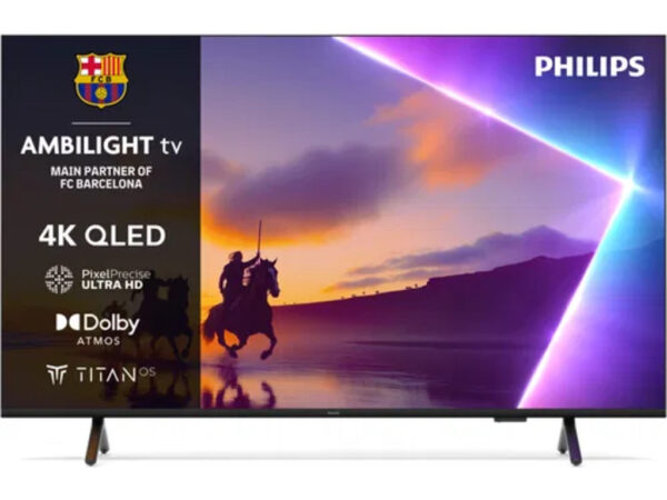 Philips 65''PUS8510 4K QledTitan OS; AMBILIGHT TV;Pixel Precise Ultra HD; Dolby Atmos 65PUS8510/12