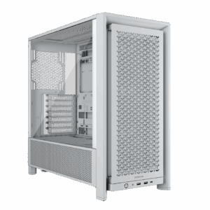 CORSAIR FRAME 4000D RS Case3xRS120 fans, 360mm radiator170mm cooler, 430mm GPU, ATX, White - Slika 1