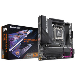 Gigabyte MB B650M AORUS ELITEAM5; 4xDDR5; 2xM.2;4xSATA, 11x USB,HDMI,DP, microATX - Slika 1