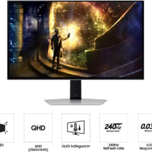 Samsung 27" Odyssey G61SD monQHD 2560x1440, 240Hz, OLED0.03ms, 250cd, 2xHDMI, DP, 2xUSB - Slika 1