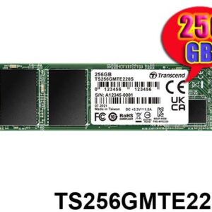 Transcend SSD 256GB M.2 NVMePCIe Gen3 x4,3,300/1,1250 MB/s - Slika 1